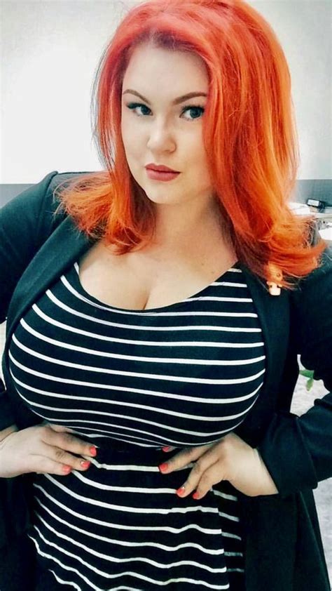 huge tits redhead|big